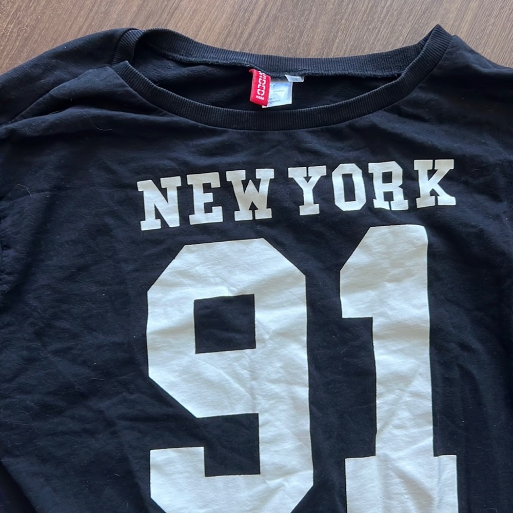 Black sweatshirt New York (Divided H&M)